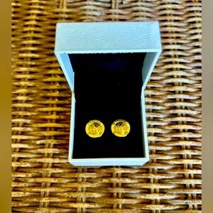 *Sold*Michael Kors MK Button Earrings